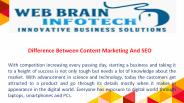 Difference Between Content Marketing And SEO