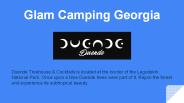 Glam Camping Georgia | Duende Treehouse & Cocktails