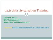 Data Visualization Training | D3.js online Training - GOT