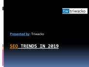 SEO Trends In 2019