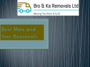 Best Man and Van Removals