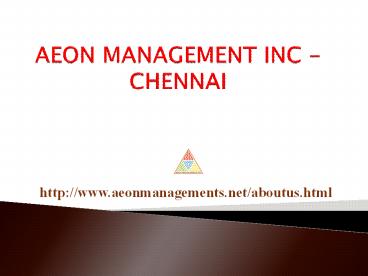 Aeon ((Management))) Inc Chennai Velachery Reviews
