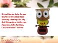 Solar Power Dashboard Bobble Head Dancing Shaking Owl Toy Doll Showpiece