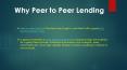 peer to peer lending | money lending sites | personal loan money lender PowerPoint PPT Presentation