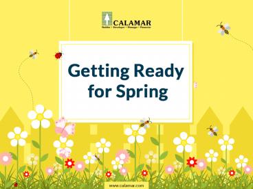 Getting Ready For Spring