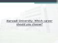 Career After 12 – Marwadi University PowerPoint PPT Presentation