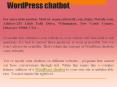 WordPress chatbot PowerPoint PPT Presentation