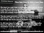 Three Basic Steps for Kids to Learn Piano