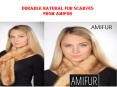 DURABLE NATURAL FUR SCARVES FROM AMIFUR PowerPoint PPT Presentation