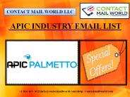 APIC INDUSTRY EMAIL LIST