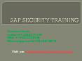 SAP Security Training | SAP Security Online Training - GOT PowerPoint PPT Presentation