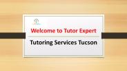 Tutoring Services Tucson