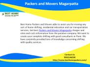 Packers and Movers Magarpatta | Packers and Movers Senapati Bapat Road