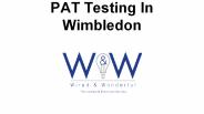 PAT Testing In Wimbledon