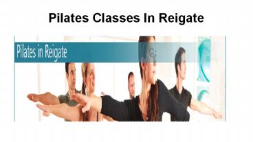 Pilates Classes In Reigate