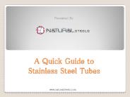 A Quick Guide to Stainless Steel Tubes (1)