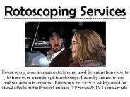 Rotoscoping Services