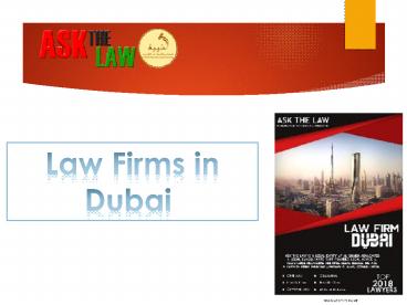 Law Firm Dubai