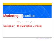 Marketing Essentials ch 2