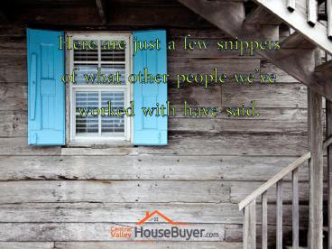 Sell Your House Quickly Fresno - Central Valley House Buyer