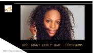 Best Kinky Curly Hair Extensions Online Store