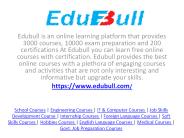 Edubull- Best Online Courses in India