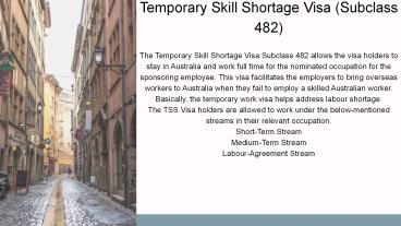 Subclass 482 |ISA Migrations & Education Consultants