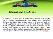 Best International Visa School