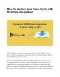 How To Nurture Your Sales Cycle with CRM Map Integration? PowerPoint PPT Presentation