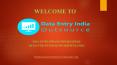 Data Processing Services - Data Entry India Outsource PowerPoint PPT Presentation