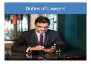 Duties of Lawyers