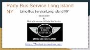 Party Bus Service in Long Island NY