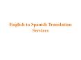 Spanish Translation Services PowerPoint PPT Presentation