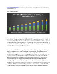 Global Gas Mixtures Market