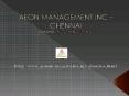 ((Aeon))) management Inc - Chennai ((( Reviews)***** PowerPoint PPT Presentation