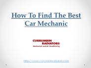 How To Find The Best Car Mechanic