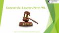 Commercial Lawyers Perth WA (1) PowerPoint PPT Presentation