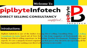 Best Direct Selling Consultants in Delhi