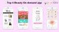 Top 4 Beauty on-demand app PowerPoint PPT Presentation