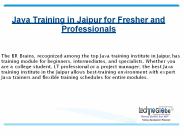 java training in jaipur