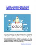 A Brief Overview: Odoo as Your Ultimate Business Web Solution PowerPoint PPT Presentation