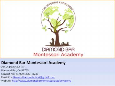 Build Your kid’s Future in best Preschool Diamond Bar CA