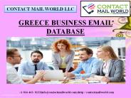 GREECE BUSINESS EMAIL DATABASE