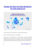 Change The Way You Have Worked So Far with Industry 4.0 PowerPoint PPT Presentation