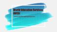 Genuine and Fast World Education Services (WES) Oman PowerPoint PPT Presentation