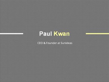 Paul Kwan (Maybank) -  Experienced Professional From Hong Kong