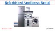Refurbished Appliances Rental