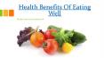 healthy and tasty health food PowerPoint PPT Presentation