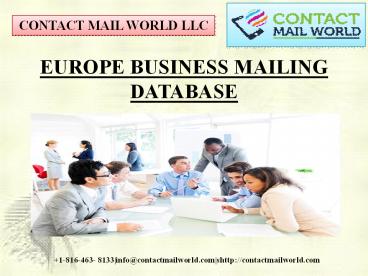 EUROPE BUSINESS MAILING DATABASE