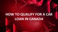 How to qualify for a car loan in canada PowerPoint PPT Presentation